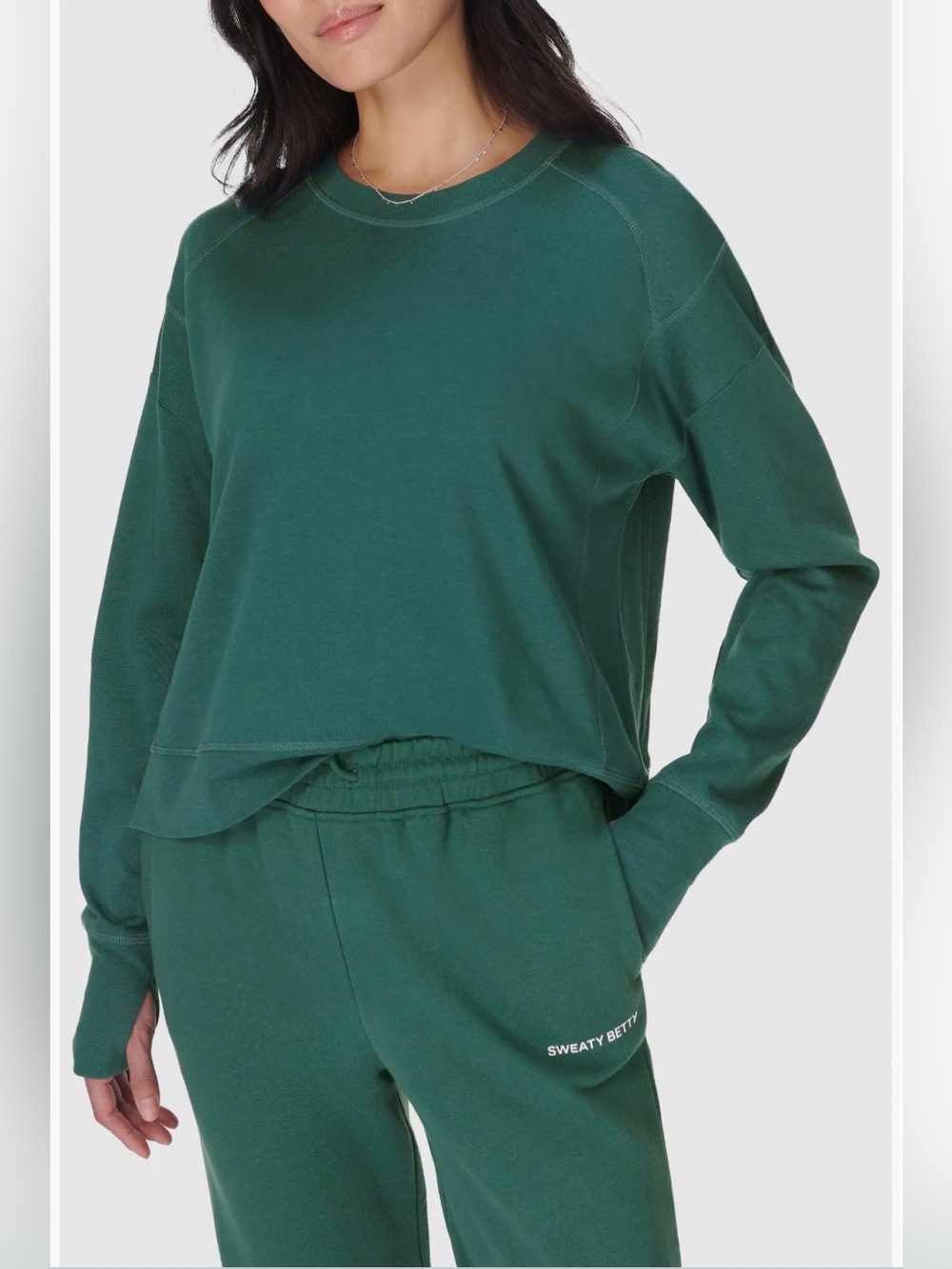 Sweaty Betty After Class Crop Sweatshirt